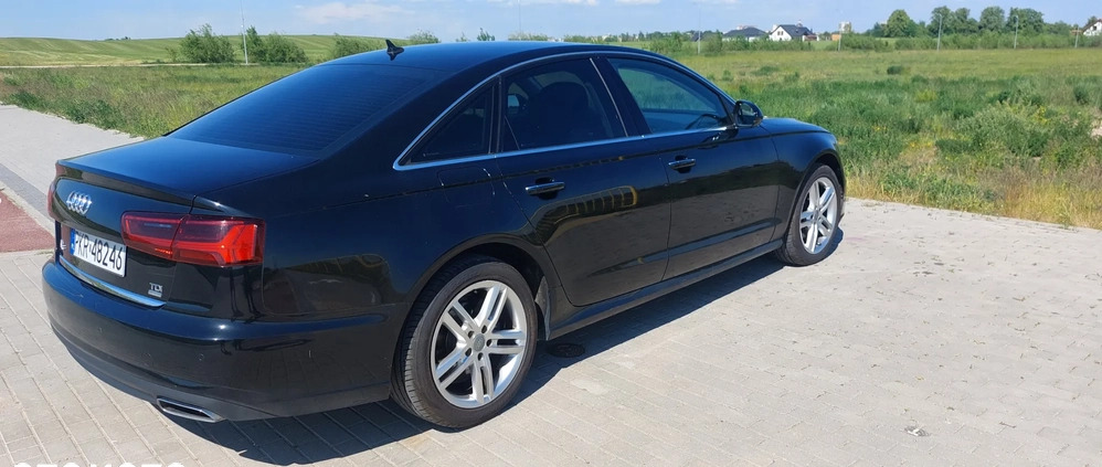Audi A6 cena 59900 przebieg: 240093, rok produkcji 2015 z Ełk małe 379